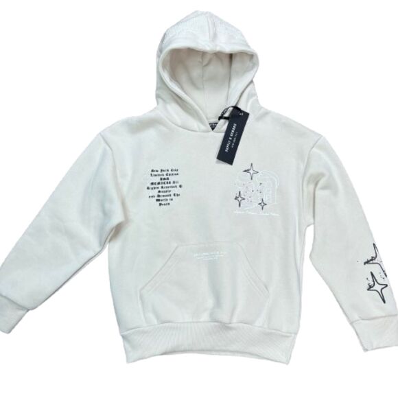 Supply & Demand Other - Supply & Demand NWT Youth Hoodie Graphic New York Beige Pullover Size S